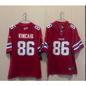 Buffalo Bills 86 Dalton Kincaid Red Vapor Limited Men Jersey