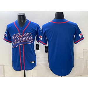 Buffalo Bills Blank Blue Baseball Vapor Limited Men Jersey