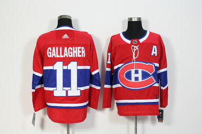 Canadiens 11 Brendan Gallagher Red Adidas Jersey