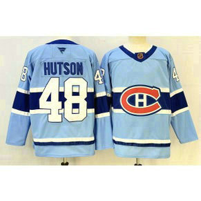 Canadiens 48 Hutson Blue New Men Jersey