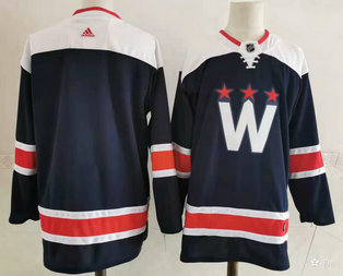 Capitals Blank Navy 2020-21 Adidas Jersey