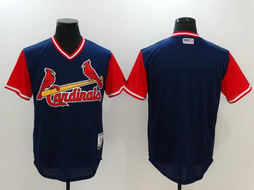 Cardinals Majestic Navy 2017 Players Weekend Team Nickname Jersey