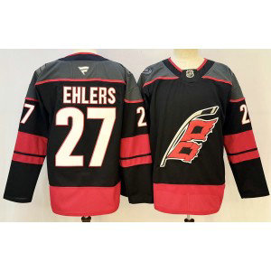 Carolina Hurricanes 27 Ehlers Black Men Jersey