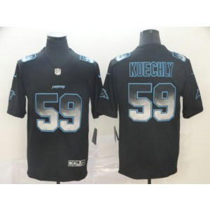 Carolina Panthers 59 Luke Kuechly Black 2019 Smoke Fashion Limited Men Jersey