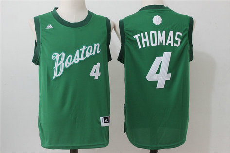 Celtics 4 Isaiah Thomas Green 2016 Christmas Day Swingman Jersey