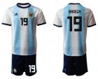 Cheap Argentina #19 Banega Home Soccer Country Jersey
