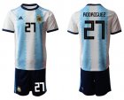 Cheap Argentina #27 Rodriguez Home Soccer Country Jersey