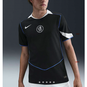 Chelsea 2025-26 Black Soccer Men Jersey