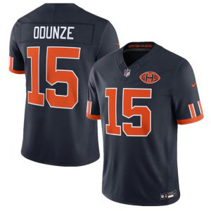 Chicago Bears 15 Rome Odunze Navy 2026 Rivalries F.U.S.E. Vapor Limited Men Jersey
