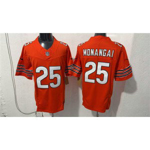 Chicago Bears 25 Kyle Monangai Orange F.U.S.E. Vapor Limited Men Jersey Chicago Bears 25 Kyle Monangai Orange F.U.S.E. Vapor Limited Men Jersey