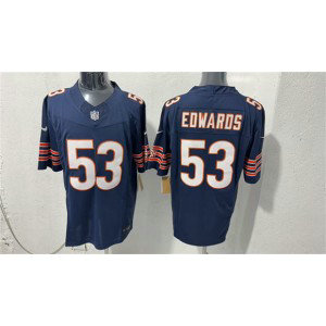 Chicago Bears 53 T.J. Edwards Blue F.U.S.E. Vapor Limited Men Jersey Chicago Bears 53 T.J. Edwards Blue F.U.S.E. Vapor Limited Men Jersey