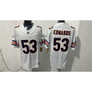 Chicago Bears 53 T.J. Edwards White F.U.S.E. Vapor Limited Men Jersey Chicago Bears 53 T.J. Edwards White F.U.S.E. Vapor Limited Men Jersey