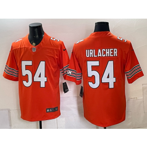 Chicago Bears 54 Urlacher Orange Vapor Limited Men Jersey