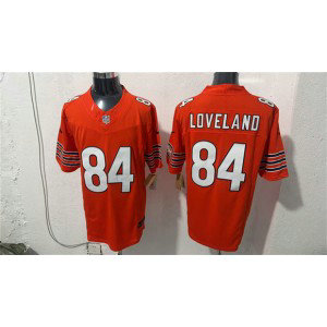 Chicago Bears 84 Colston Loveland Orange F.U.S.E. Vapor Limited Men Jersey Chicago Bears 84 Colston Loveland Orange F.U.S.E. Vapor Limited Men Jersey