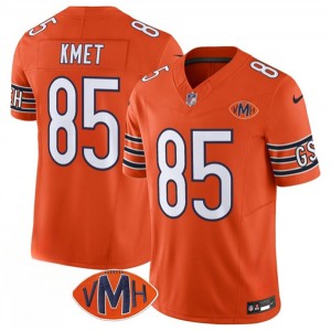 Chicago Bears 85 Cole Kmet Orange F.U.S.E. Vapor Limited Men Jersey with VMH Patch Chicago Bears 85 Cole Kmet Orange F.U.S.E. Vapor Limited Men Jersey with VMH Patch