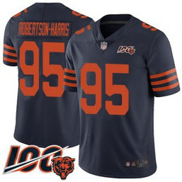 Chicago Bears 95 Navy Blue Roy Robertson-Harris Jersey