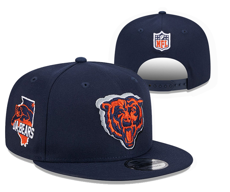 Chicago Bears snapbacks black nt 5