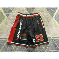Chicago Bulls 23 Jordan Black Shorts