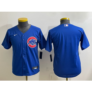 Chicago Cubs Blank Blue Youth Jersey