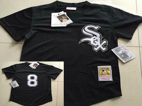 Chicago White Sox #8 Bo Jackson Mesh BP Black Throwback Jersey Chicago White Sox #8 Bo Jackson Mesh BP Black Throwback Jersey