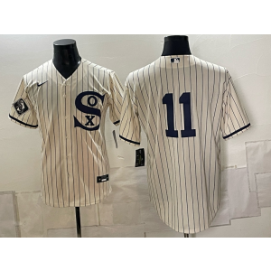 Chicago White Sox 11 Luis Aparicio Cream Men Jersey