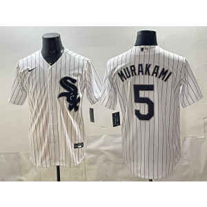 Chicago White Sox 5 Murakami White Cool Base Men Jersey