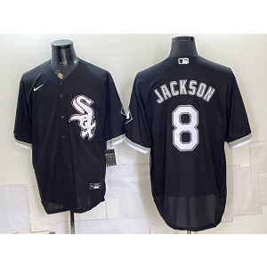 Chicago White Sox 8 Jackson Black Men Jersey