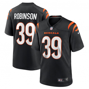Cincinnati Bengals 39 Lance Robinson Black Vapor Limited Men Jersey