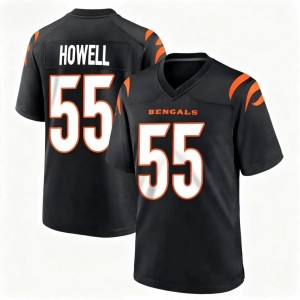 Cincinnati Bengals 55 Howell Black Vapor Limited Men Jersey