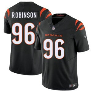 Cincinnati Bengals 96 Landon Robinson Black F.U.S.E. Vapor Limited Men Jersey