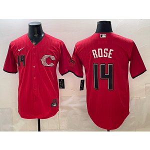 Cincinnati Reds 14 Rose Red 2026 City Connect Cool Base Men Jersey