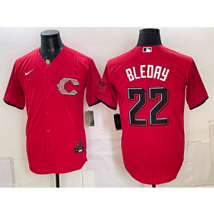 Cincinnati Reds 22 Bleday Red City Men Jersey