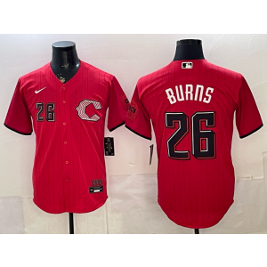 Cincinnati Reds 26 Buras Red 2026 City Connect Cool Base Men Jersey
