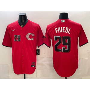 Cincinnati Reds 29 Friedl Red 2026 City Connect Cool Base Men Jersey