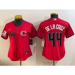 Cincinnati Reds 44 De La Cruz Red 2026 City Connect Cool Base Youth Jersey