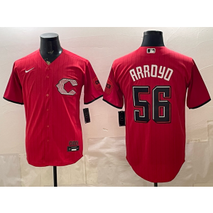 Cincinnati Reds 56 Arroyo Red 2026 City Connect Cool Base Men Jersey