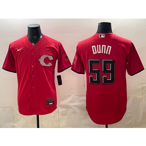 Cincinnati Reds 59 Dunn Red 2026 City Connect Cool Base Men Jersey