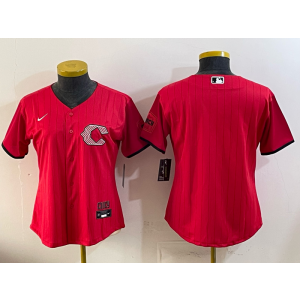 Cincinnati Reds Blank Red 2026 City Connect Cool Base Women Jersey