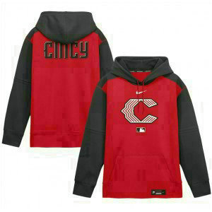 Cincinnati Reds Red 2026 City Connect Therma-FIT Pullover Hoodie
