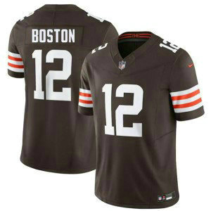 Cleveland Browns 12 Denzel Boston Brown 2026 Draft F.U.S.E. Vapor Limited Men Jersey