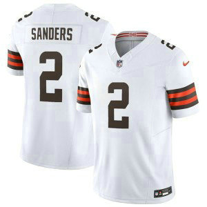 Cleveland Browns 2 Shedeur Sanders White 2026 F.U.S.E. Vapor Limited Men Jersey