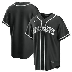 Colorado Rockies Blank 2026 Black Out Cool Base Men Jersey