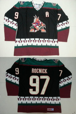 Coyotes 97 Jeremy Roenick Black CCM Jersey