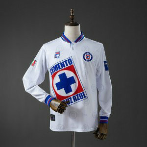 Cruz Azul 1998 Away Long-Sleeve Retro Jersey Jersey S-XXL