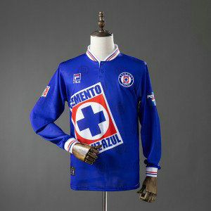 Cruz Azul 1998 Home Long-Sleeve Retro Jersey Jersey S-XXL
