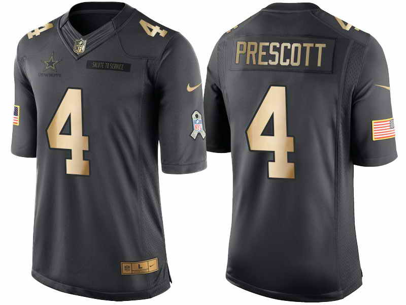 Dallas Cowboys #4 Dak Prescott 2016 Christmas Salute To Service Jersey Dallas Cowboys #4 Dak Prescott 2016 Christmas Salute To Service Jersey