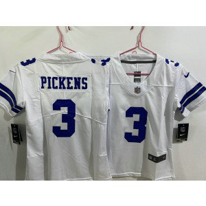 Dallas Cowboys 3 Pickens White Vapor Limited Youth Jersey
