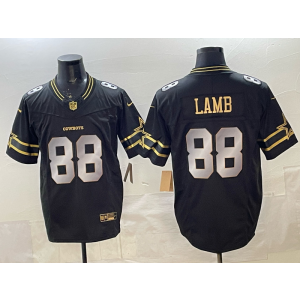Dallas Cowboys 88 Lamb Black Gold F.U.S.E. Vapor Limited Men Jersey