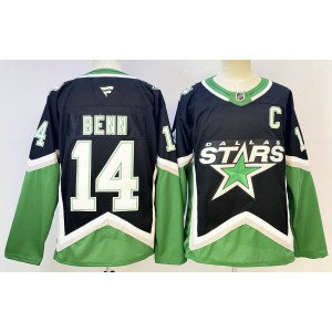Dallas Stars 14 Jamie Benn Black New Men Jersey