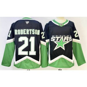 Dallas Stars 21 Jason Robertson Black New Men Jersey